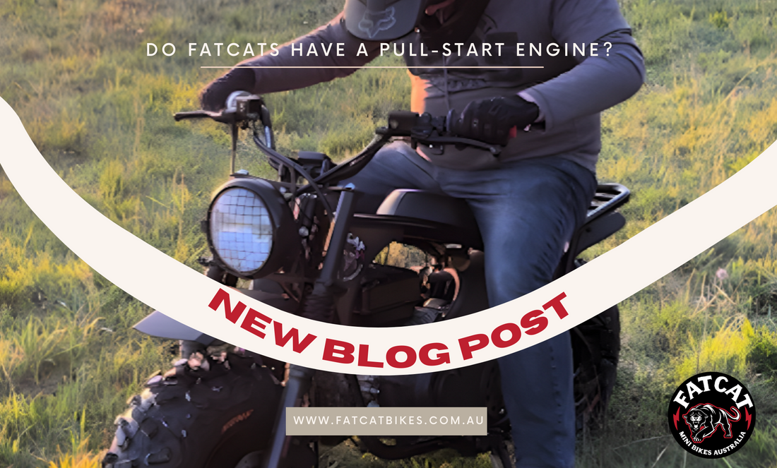 Unveiling the Ease of FatCat Mini Bikes: The Pull-Start Engine