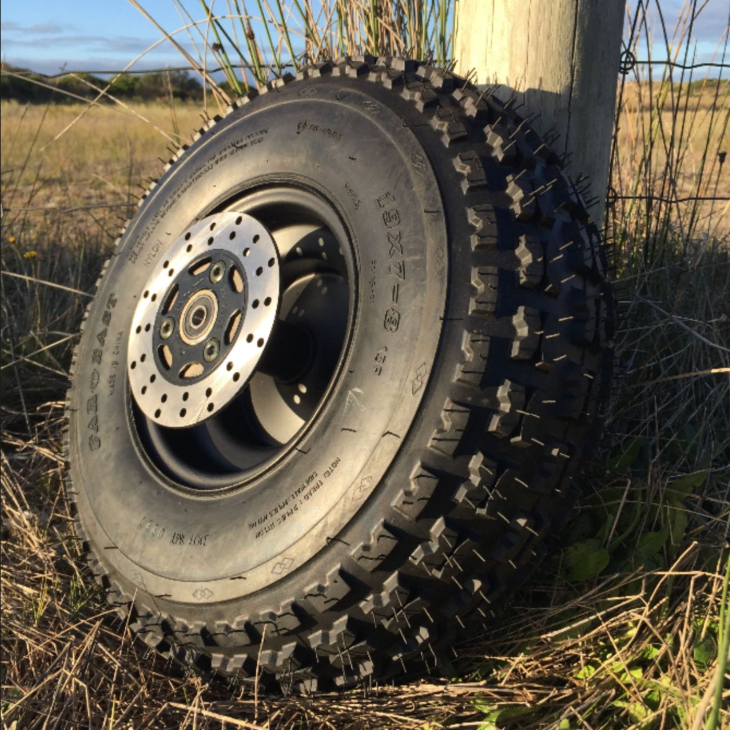 Complete Steer Tyre Front Wheel Assembly