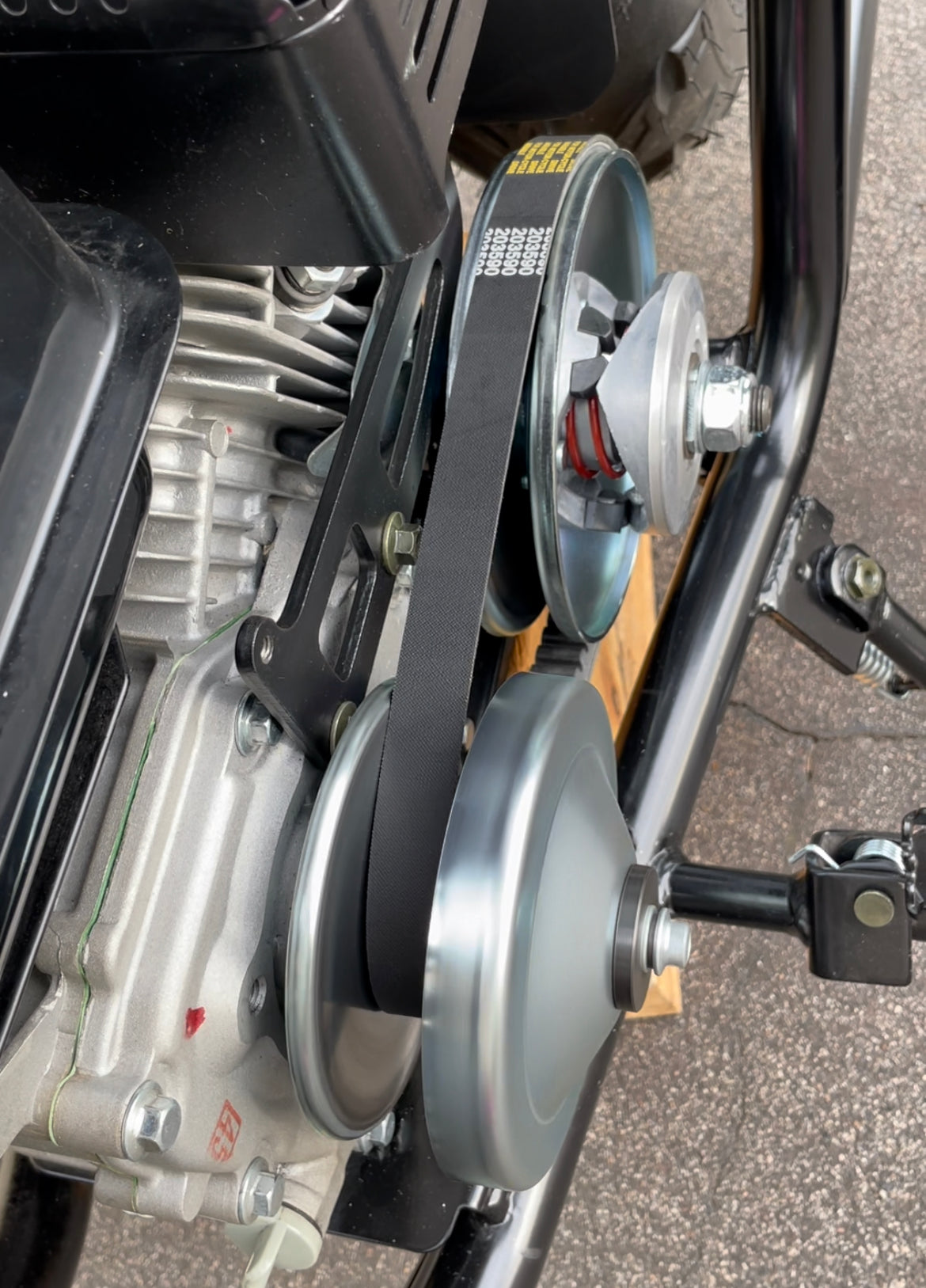FatCats are driven by a Continuous Variable Transmission (CVT)