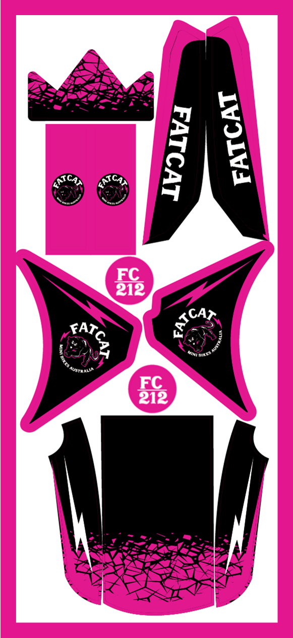 Coloured Graphic Sticker Kit