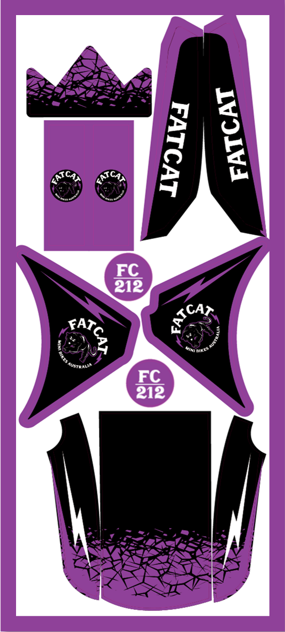 Coloured Graphic Sticker Kit