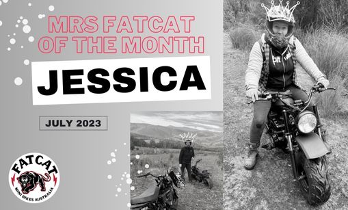 Announcing the Awesome Mrs. FatCat of the Month - Congratulations, Jessica!