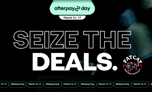 Get Ready to Ride with AfterPay Day Deals at FatCat Mini Bikes!