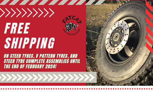 Elevate Your Off-Road Adventures with FatCat Mini Bikes: Enjoy Free Shipping on Tyres & Assemblies in February 2024!