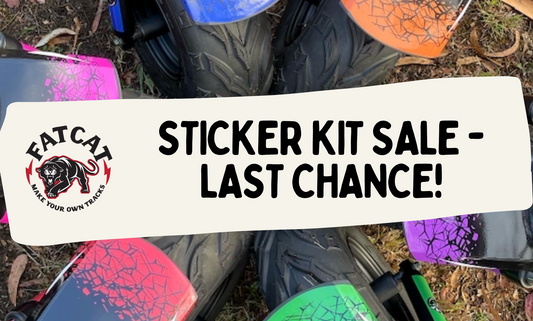 Last Chance: Grab Your Discounted FatCat Mini Bike Sticker Kits Now!