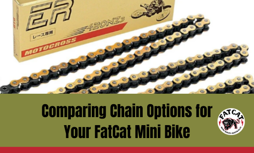 Comparing Chain Options for Your FatCat Mini Bike