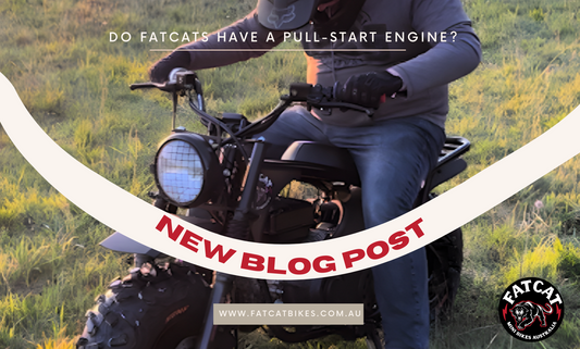 Unveiling the Ease of FatCat Mini Bikes: The Pull-Start Engine