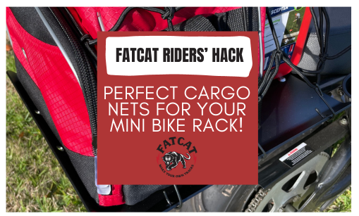 FatCat Riders’ Hack: Perfect Cargo Nets for Your Mini Bike Rack!