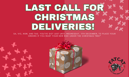 Last Chance for Christmas Delivery with FatCat Mini Bikes!