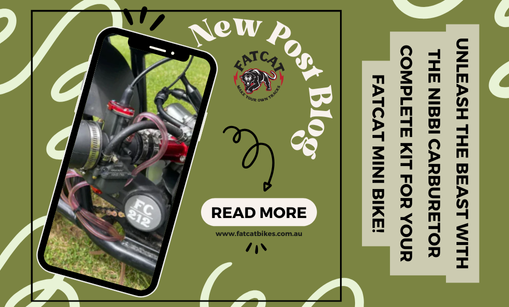 Unleash the Beast with the Nibbi Carburetor Complete Kit for Your FatCat Mini Bike!