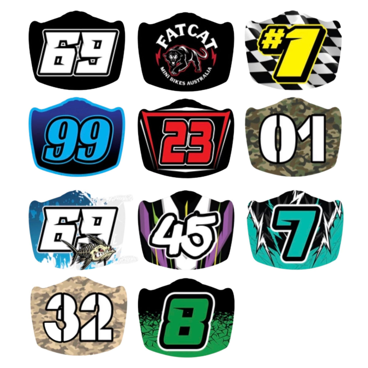 MX-Style Front Plate Kit for FatCat FC-212