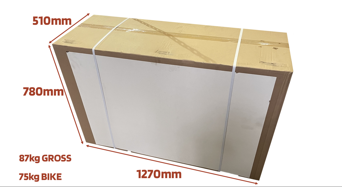 FatCat FC-212 shipping crate: 1270 x 510 x 780mm, 87kg gross