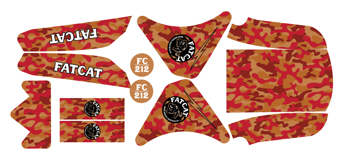 Coloured Graphic Sticker Kit