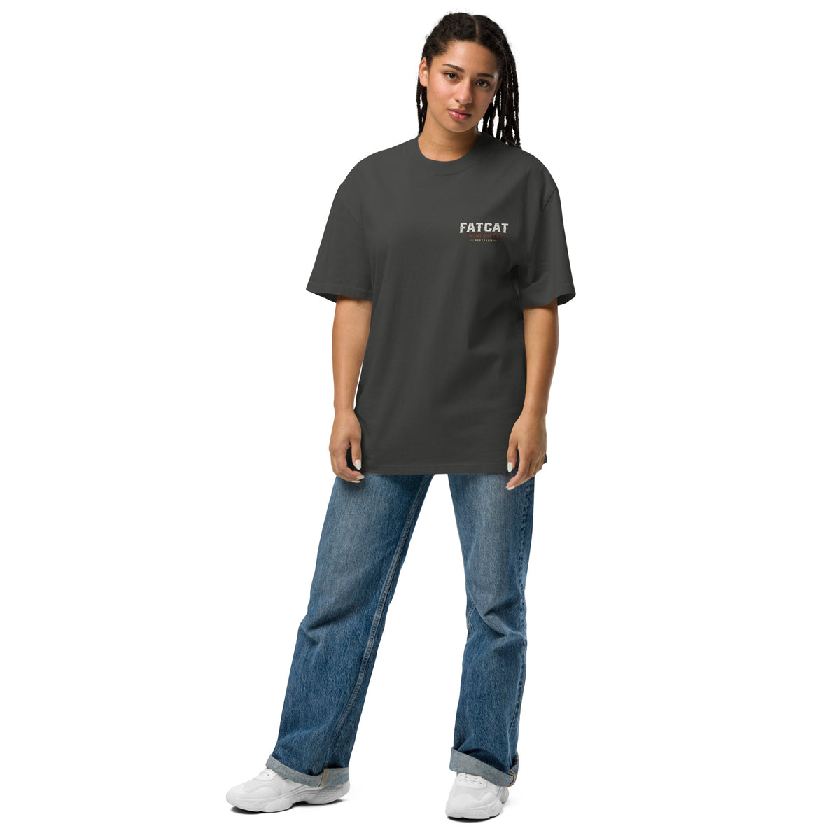FatCat 01 Oversized Faded Tee