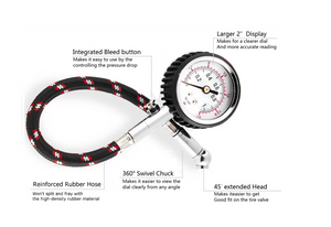 Low Pressure Tyre Gauge 0-15psi