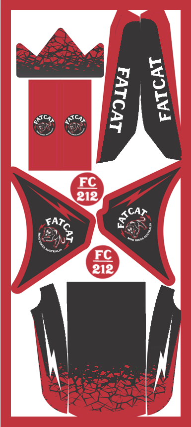 Coloured Graphic Sticker Kit