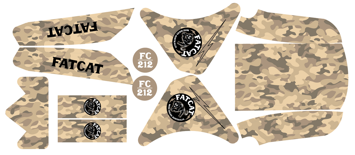 Coloured Graphic Sticker Kit