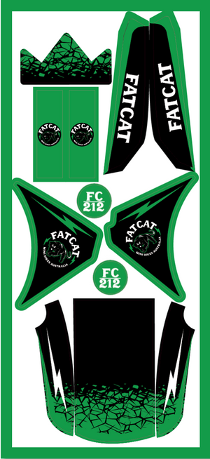 Coloured Graphic Sticker Kit
