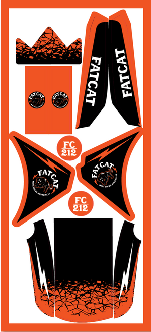 Coloured Graphic Sticker Kit