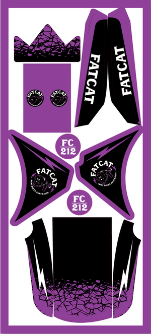 Coloured Graphic Sticker Kit